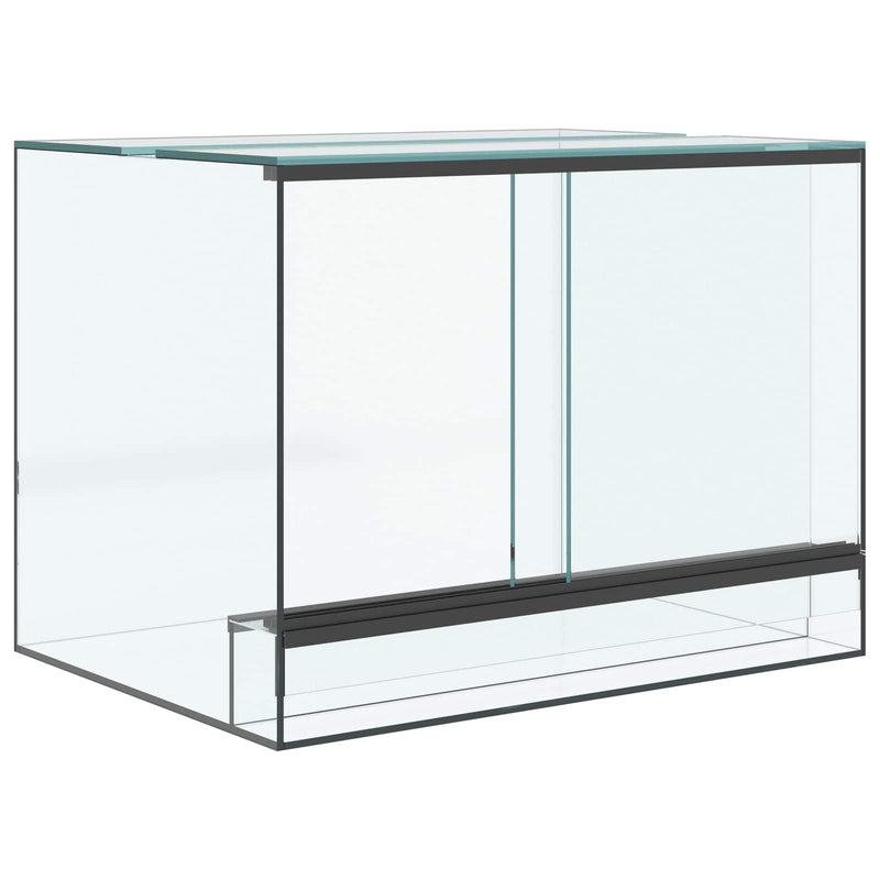 Chargez l'image dans la visionneuse de la galerie, Vidaxl terrarium met opslag doorzichtig 40 x 30 x 30 cm glas
