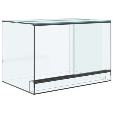 Vidaxl terrarium met opslag doorzichtig 60 x 40 x 40 cm glas