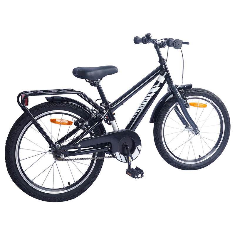 ギャラリービューアに画像をロードする, Vidaxl kinderfiets 20 inch voor 6-11 jaar oud zwart
