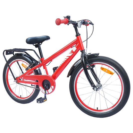 Vidaxl kinderfiets 20 inch voor 6-11 jaar oud rood