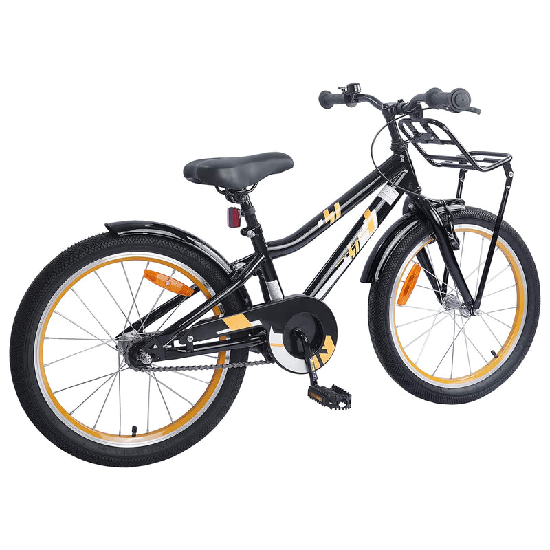Chargez l'image dans la visionneuse de la galerie, Vidaxl kinderfiets 20 inch voor 6-11 jaar oud oranje zwart
