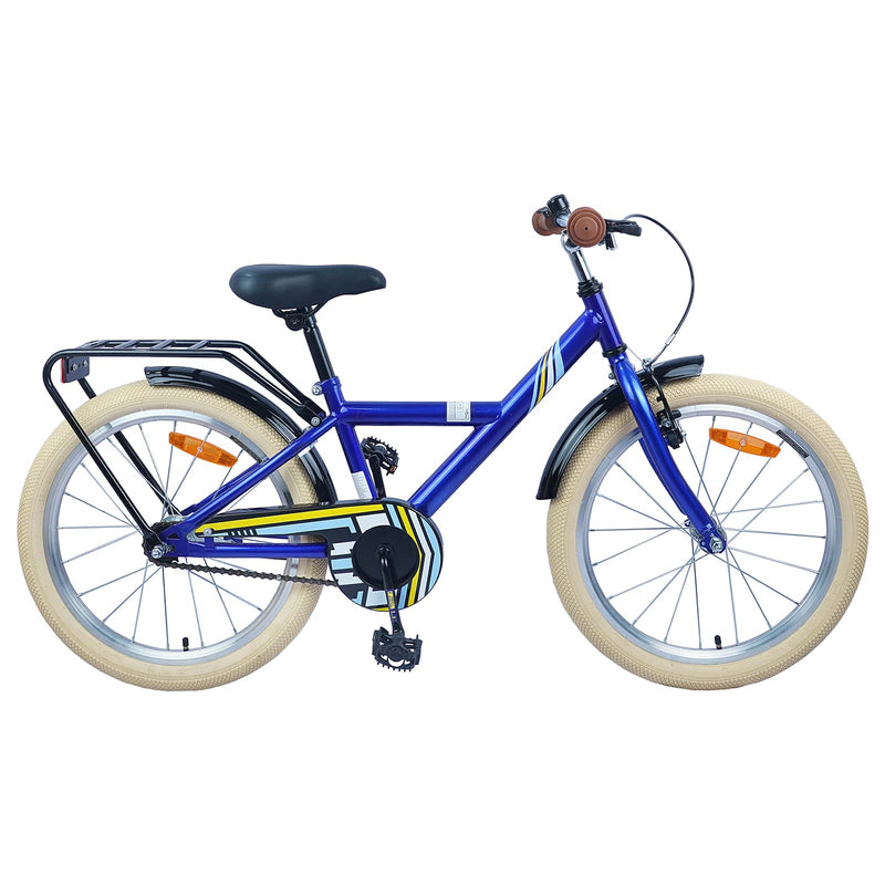 ギャラリービューアに画像をロードする, Vidaxl kinderfiets 24 inch voor 8-12 jaar oud donkerblauw
