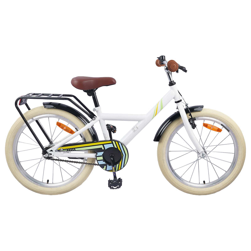 ギャラリービューアに画像をロードする, Vidaxl kinderfiets 24 inch voor 8-12 jaar oud wit
