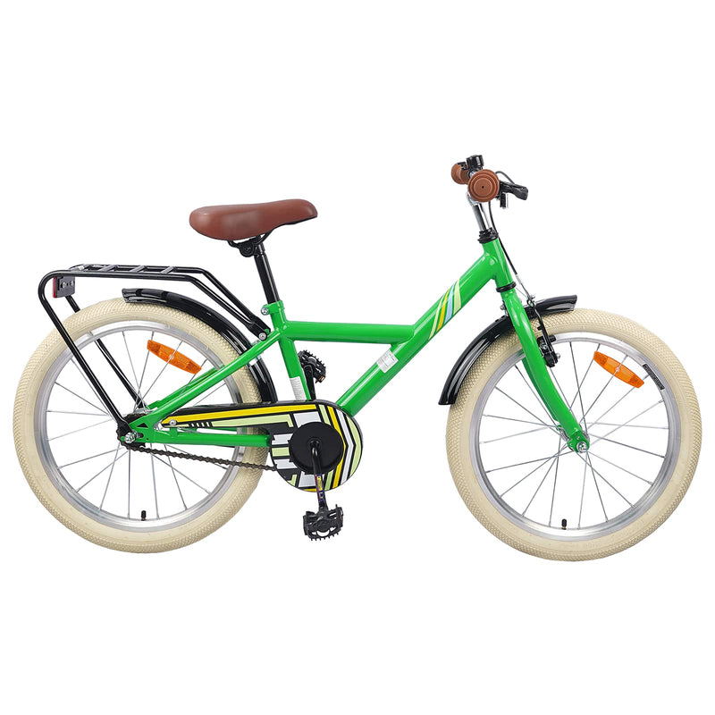 ギャラリービューアに画像をロードする, Vidaxl kinderfiets 20 inch voor 6-11 jaar oud groen
