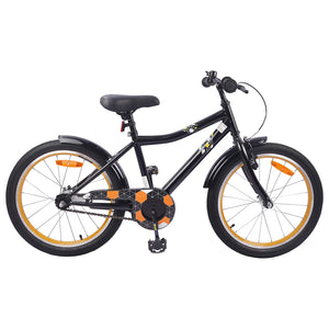 Vidaxl kinderfiets 20 inch voor 6-11 jaar oud zwart