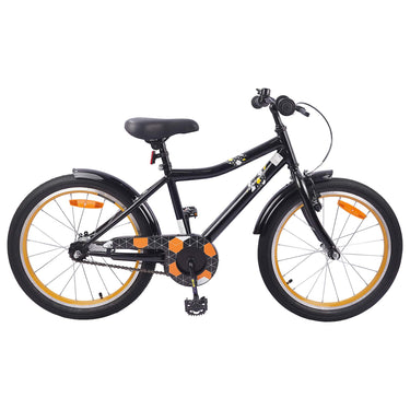 Vidaxl kinderfiets 20 inch voor 6-11 jaar oud zwart