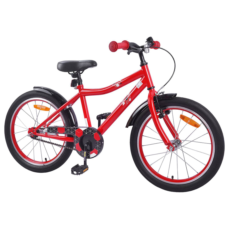 Chargez l'image dans la visionneuse de la galerie, Vidaxl kinderfiets 20 inch voor 6-11 jaar oud rood
