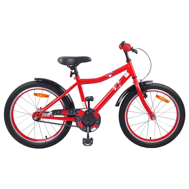 Chargez l'image dans la visionneuse de la galerie, Vidaxl kinderfiets 20 inch voor 6-11 jaar oud rood
