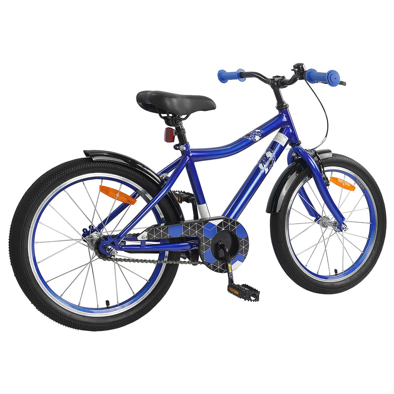 Chargez l'image dans la visionneuse de la galerie, Vidaxl kinderfiets 20 inch voor 6-11 jaar oud donkerblauw
