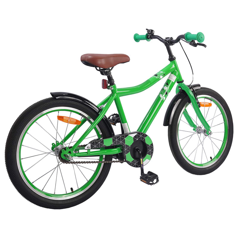 Afbeelding laden in galerijviewer, Vidaxl kinderfiets 20 inch voor 6-11 jaar oud groen

