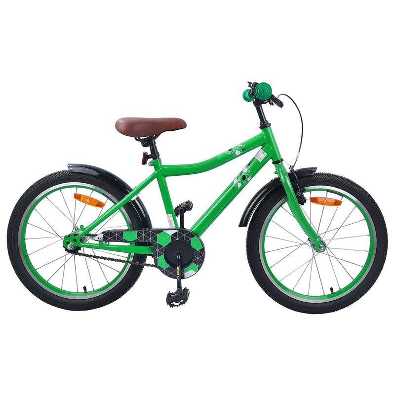 Afbeelding laden in galerijviewer, Vidaxl kinderfiets 20 inch voor 6-11 jaar oud groen
