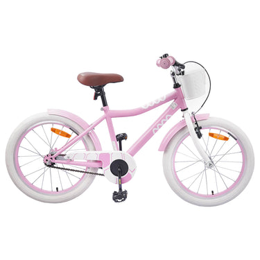 Vidaxl kinderfiets 20 inch voor 6-11 jaar oud lichtroze