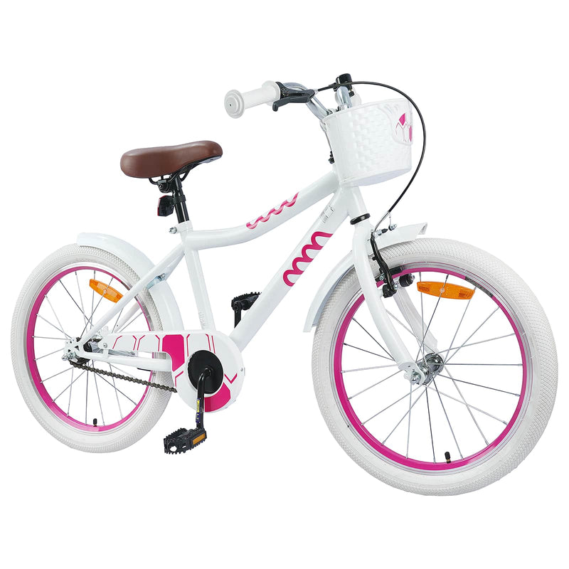 Chargez l'image dans la visionneuse de la galerie, Vidaxl kinderfiets 20 inch voor 6-11 jaar oud wit
