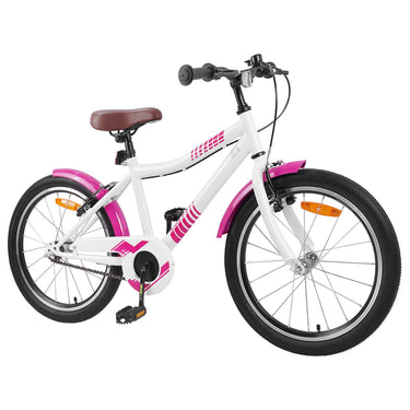 Vidaxl kinderfiets 24 inch voor 8-12 jaar oud roze