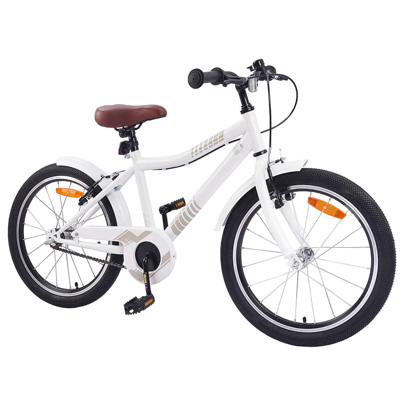 ギャラリービューアに画像をロードする, Vidaxl kinderfiets 20 inch voor 6-11 jaar oud wit
