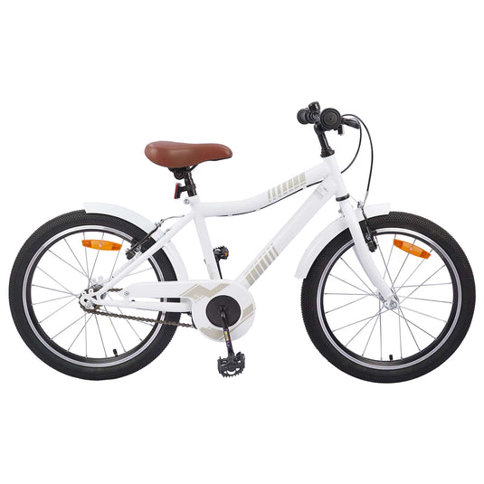 Vidaxl kinderfiets 20 inch voor 6-11 jaar oud wit