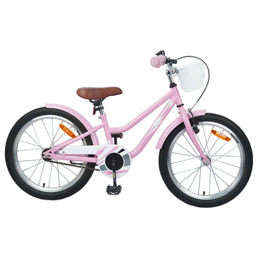 Vidaxl kinderfiets 20 inch voor 6-11 jaar oud lichtroze
