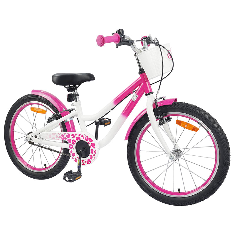 Afbeelding laden in galerijviewer, Vidaxl kinderfiets 20 inch voor 6-11 jaar oud donkerroze

