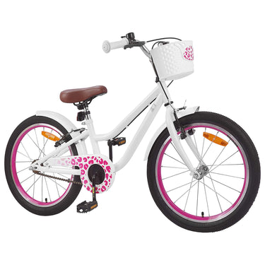Vidaxl kinderfiets 20 inch voor 6-11 jaar oud wit