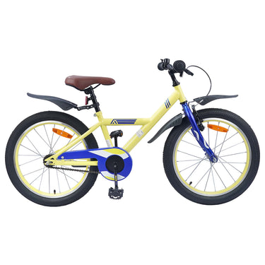 Vidaxl kinderfiets 20 inch voor 6-11 jaar oud geel