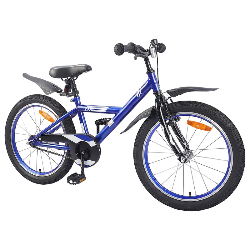 Chargez l'image dans la visionneuse de la galerie, Vidaxl kinderfiets 20 inch voor 6-11 jaar oud donkerblauw
