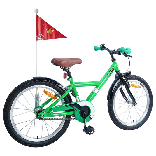 Vidaxl kinderfiets 20 inch voor 6-11 jaar oud groen
