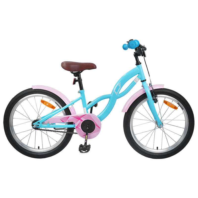 Chargez l'image dans la visionneuse de la galerie, Vidaxl kinderfiets 20 inch voor 6-11 jaar oud lichtblauw
