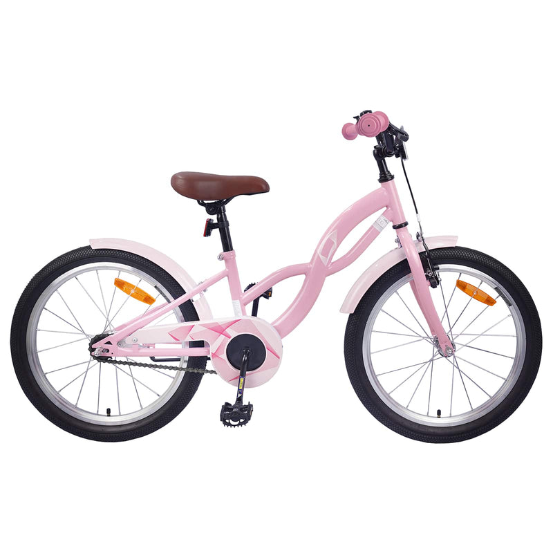 ギャラリービューアに画像をロードする, Vidaxl kinderfiets 20 inch voor 6-11 jaar oud lichtroze
