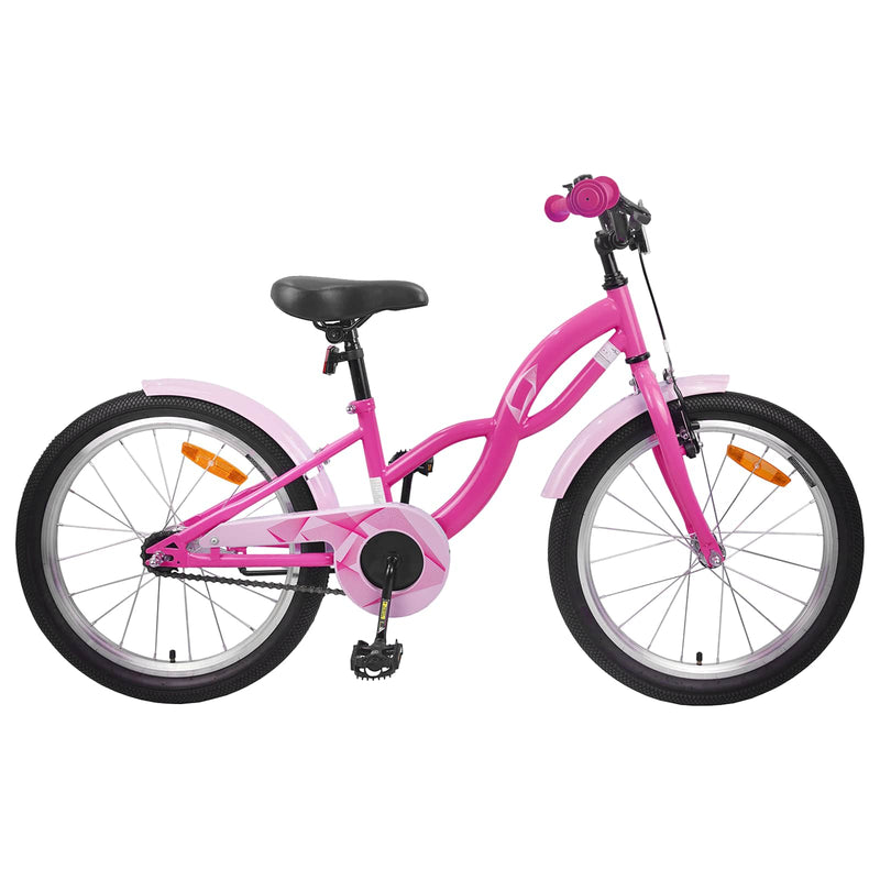Chargez l'image dans la visionneuse de la galerie, Vidaxl kinderfiets 20 inch voor 6-11 jaar oud donkerroze
