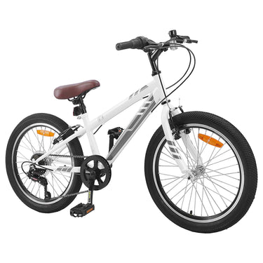 Vidaxl mountainbike 20 inch 6-speed voor 5-8 jaar oud wit