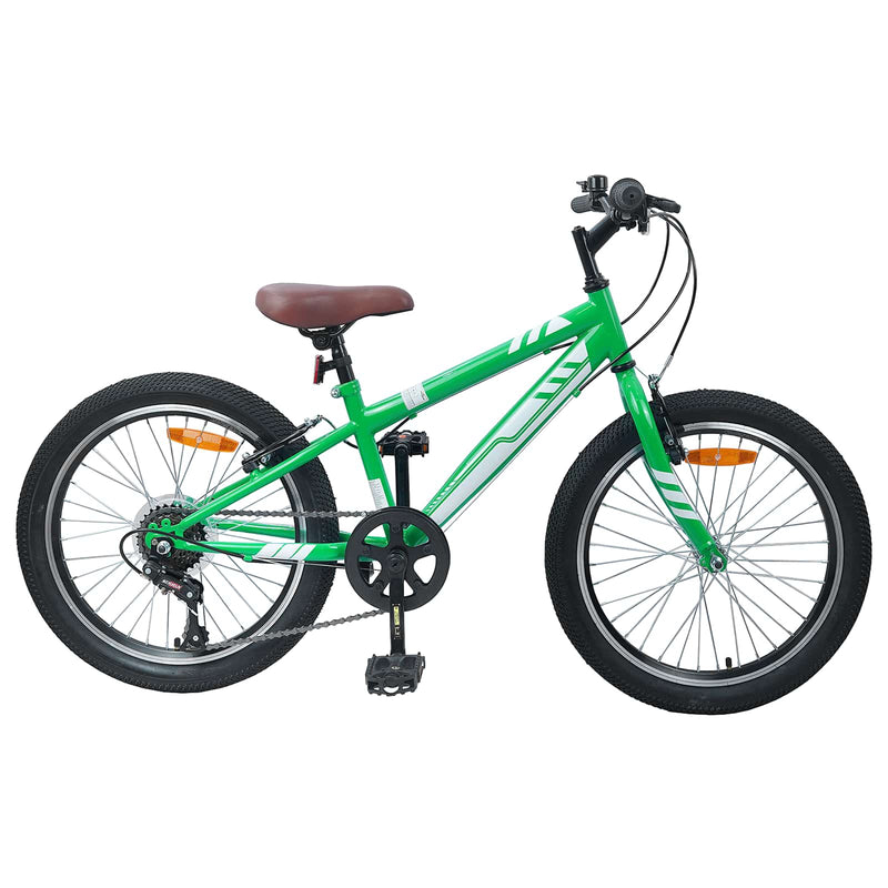 ギャラリービューアに画像をロードする, Vidaxl mountainbike 20 inch 6-speed voor 5-8 jaar oud groen
