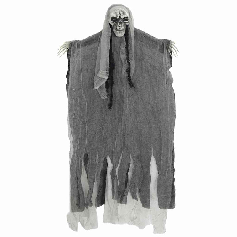 ギャラリービューアに画像をロードする, Vidaxl halloween hangende spook 3 pcs zwart 66 x 110 cm polyester
