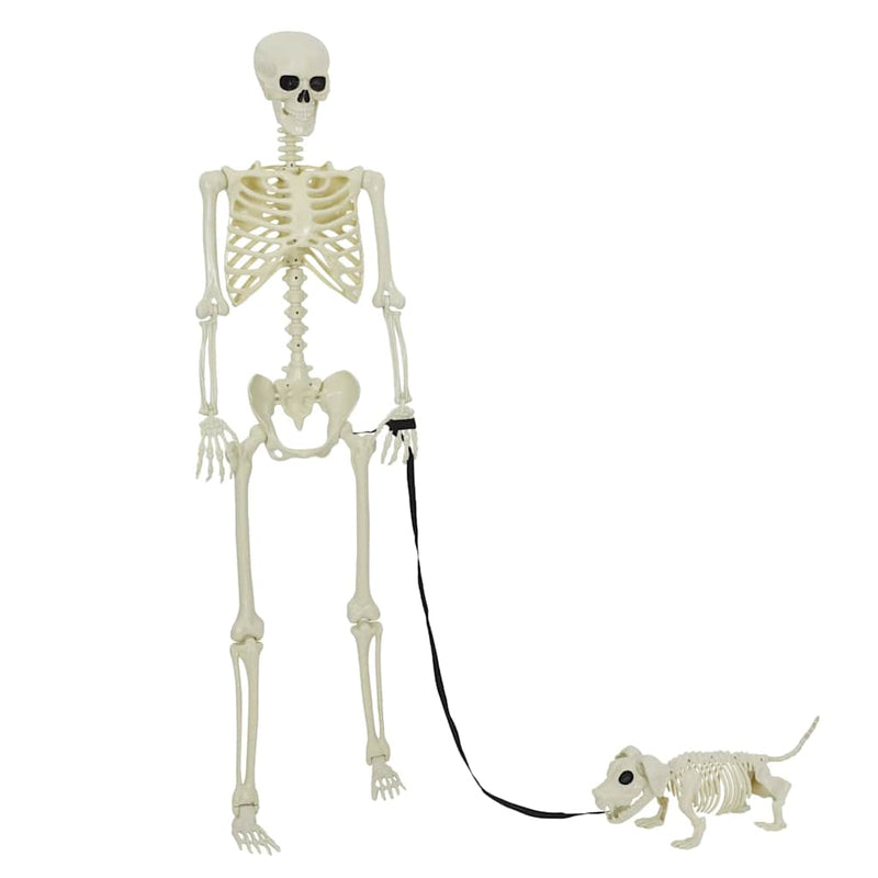 ギャラリービューアに画像をロードする, Vidaxl halloween decoratie skelet 2 pcs wit polypropyleen
