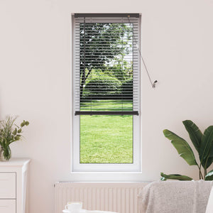 Vidaxl venetiaanse blind verstelbaar zilvergrijs 150 x 50 cm pvc