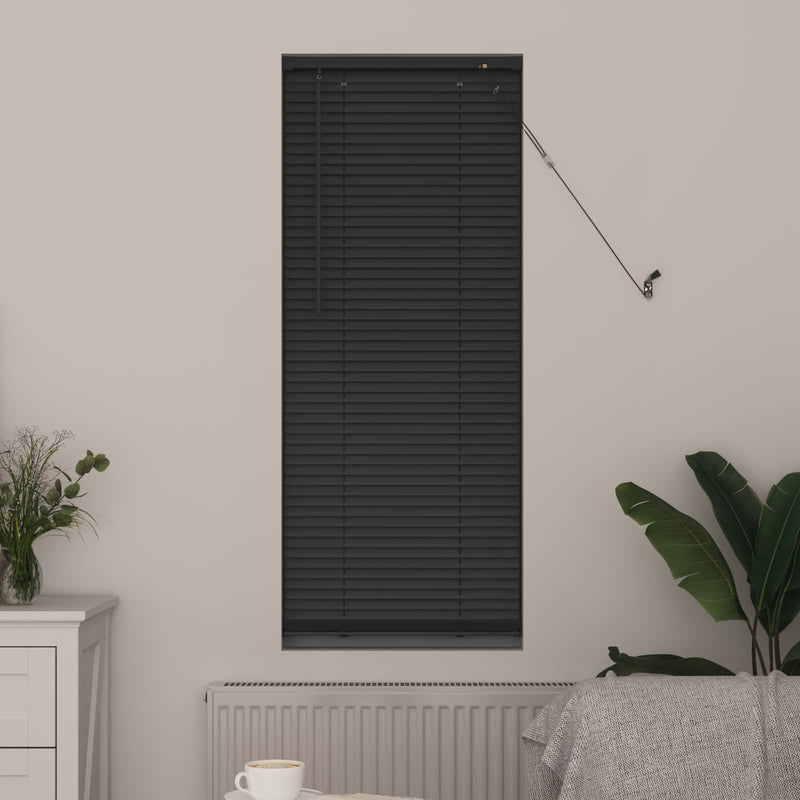 Chargez l'image dans la visionneuse de la galerie, Vidaxl venetiaanse blind verstelbaar zilvergrijs 150 x 50 cm pvc
