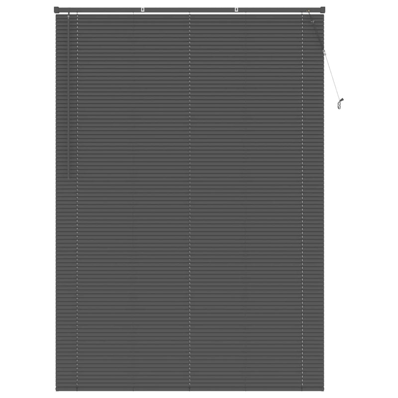 ギャラリービューアに画像をロードする, Vidaxl venetiaanse blind verstelbaar zilvergrijs 213 x 130 cm pvc
