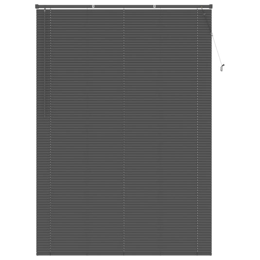 Vidaxl venetiaanse blind verstelbaar zilvergrijs 213 x 130 cm pvc