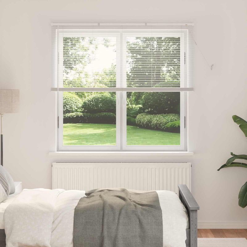 Afbeelding laden in galerijviewer, Vidaxl venetiaanse blind verstelbaar wit 150 x 160 cm pvc
