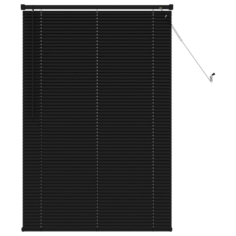 Chargez l'image dans la visionneuse de la galerie, Vidaxl venetiaanse blind verstelbaar zwart 150 x 100 cm pvc
