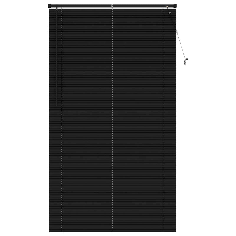 Afbeelding laden in galerijviewer, Vidaxl venetiaanse blind verstelbaar zwart 213 x 120 cm pvc
