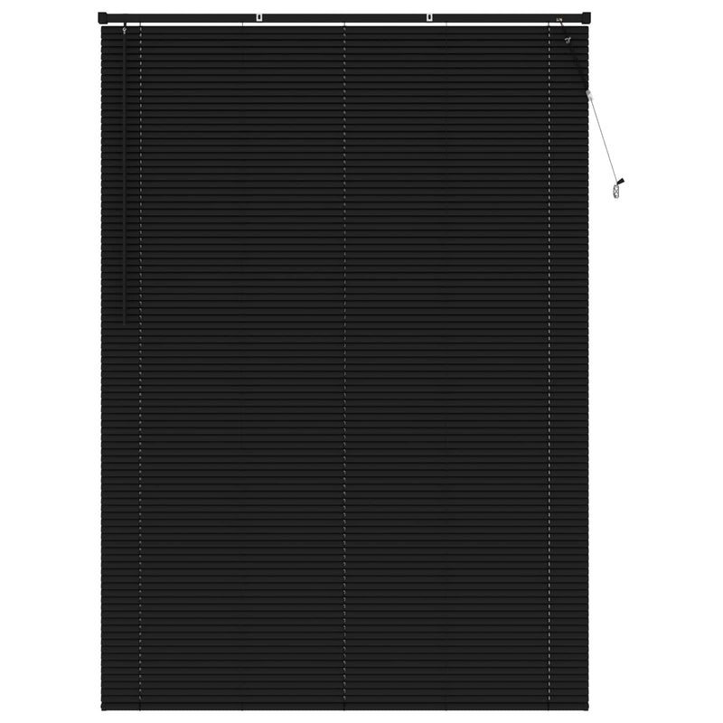 Chargez l'image dans la visionneuse de la galerie, Vidaxl venetiaanse blind verstelbaar zwart 213 x 160 cm pvc
