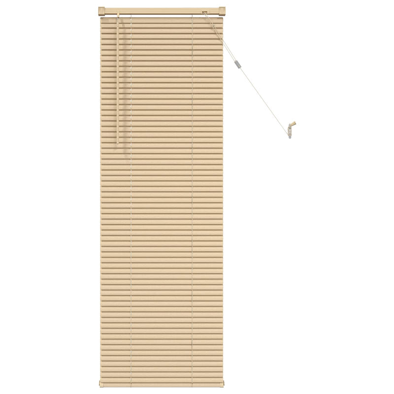 Chargez l'image dans la visionneuse de la galerie, Vidaxl venetiaanse blind lichtbruin met patroon 150 x 40 cm pvc

