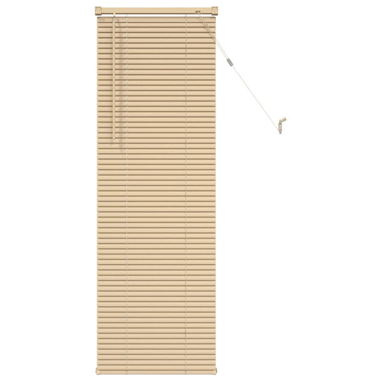 Vidaxl venetiaanse blind lichtbruin met patroon 150 x 50 cm pvc