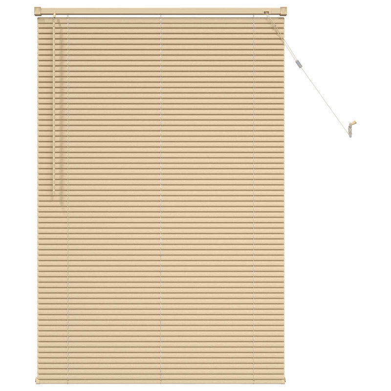 Chargez l'image dans la visionneuse de la galerie, Vidaxl venetiaanse blind lichtbruin met patroon 150 x 70 cm pvc
