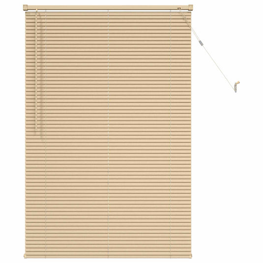 Vidaxl venetiaanse blind lichtbruin met patroon 150 x 70 cm pvc