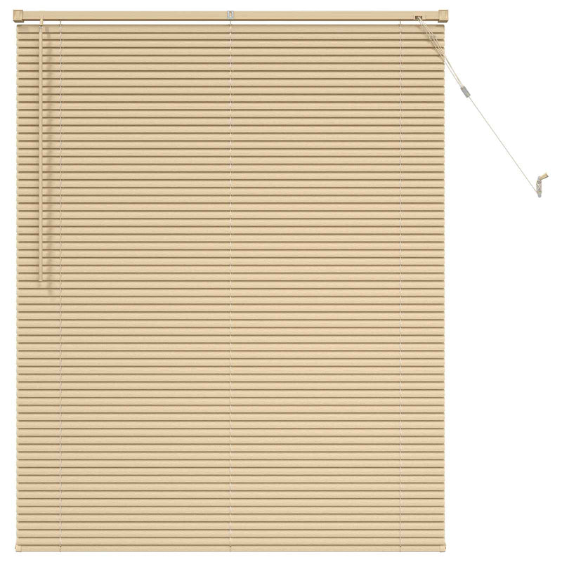 Chargez l'image dans la visionneuse de la galerie, Vidaxl venetiaanse blind lichtbruin met patroon 150 x 110 cm pvc
