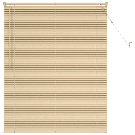 Vidaxl venetiaanse blind lichtbruin met patroon 150 x 110 cm pvc