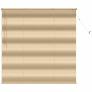 Vidaxl venetiaanse blind lichtbruin met patroon 150 x 140 cm pvc