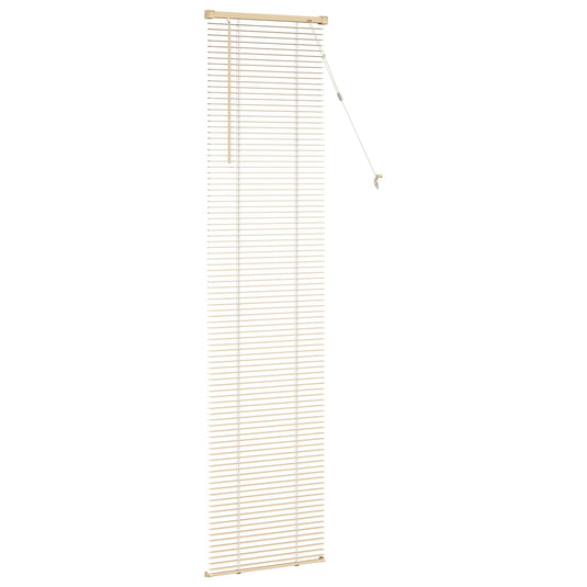 Vidaxl venetiaanse blind lichtbruin met patroon 213 x 40 cm pvc