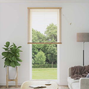 Vidaxl venetiaanse blind lichtbruin met patroon 213 x 80 cm pvc